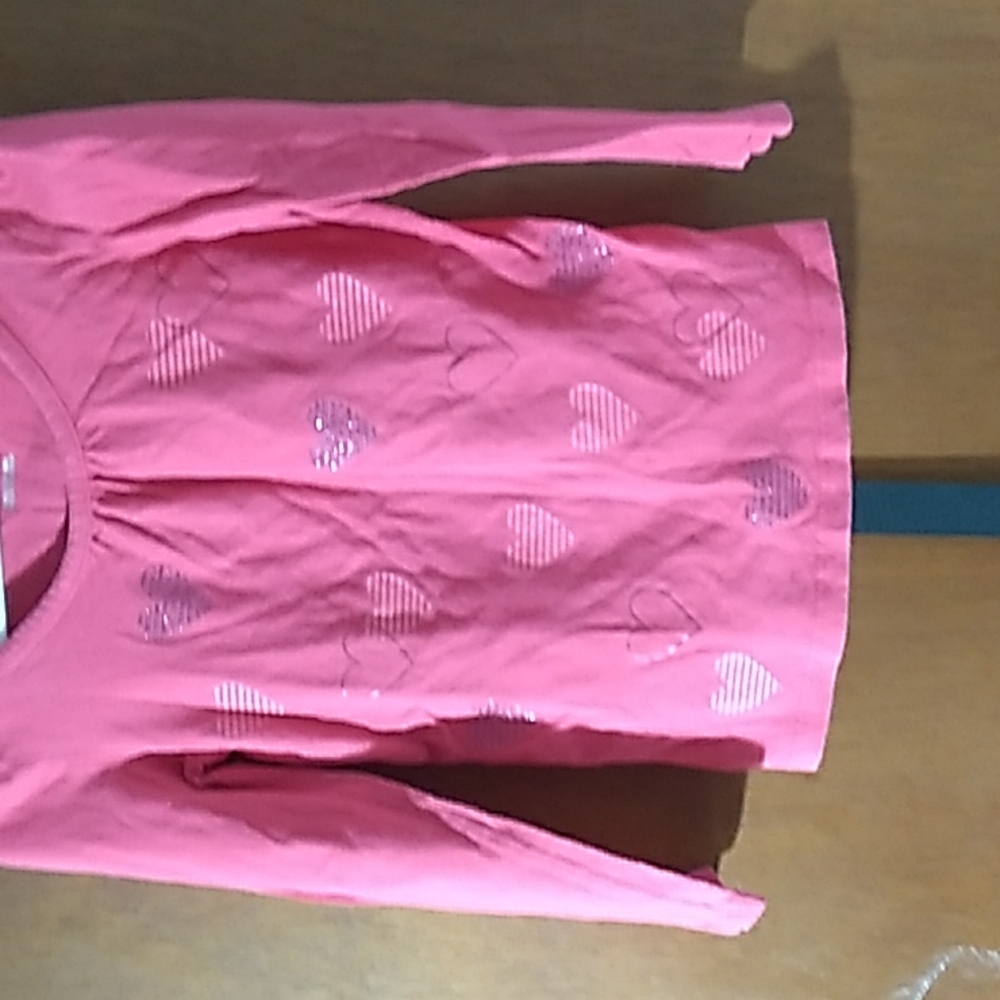 Pink long sleeve tee shirt